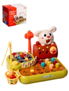 Уценка Рыбалка музыкальная 4 в 1 «Зайкина лужайка», свет, звук 10893214