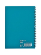 Тетрадь на спирали ErichKrause. Reef А5, 80 листов, в клетку, пластиковая обложка, блок офсет, бирюзовая - Фото 4