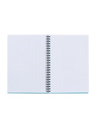 Тетрадь на спирали ErichKrause. Reef А5, 80 листов, в клетку, пластиковая обложка, блок офсет, бирюзовая 10888422