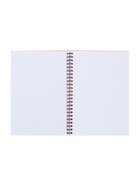 Тетрадь на спирали ErichKrause. Reef А5, 80 листов, в клетку, пластиковая обложка, блок офсет, коралловая - Фото 3