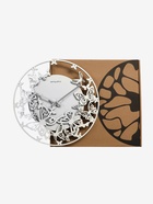 Часы настенные Farfalle, бабочки, интерьерные, плавный ход, d=33.5 см, белые - Фото 7