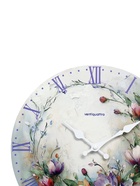 Часы настенные Fiori, прованс, интерьерные, плавный ход, d=33.5 см, цветочный дизайн - Фото 3