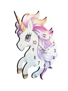 Часы настенные Gelato, единорог, интерьерные, детские, бесшумные, плавный ход, d=33.5 см - Фото 4