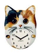 Часы настенные Agat, кошечка, интерьерные, детские, бесшумные, плавный ход, d=33.5 см - Фото 1
