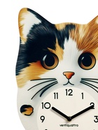 Часы настенные Agat, кошечка, интерьерные, детские, бесшумные, плавный ход, d=33.5 см - Фото 4