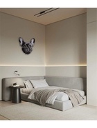 Часы настенные Gabi, французский бульдог, интерьерные, плавный ход, d=33.5 см - Фото 2