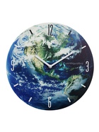 Часы настенные Terra, планета Земля, интерьерные, плавный ход, d=33.5 см - Фото 1