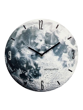 Часы настенные Luna, Луна, интерьерные, плавный ход, d=33.5 см 10886375