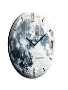 Часы настенные Luna, Луна, интерьерные, плавный ход, d=33.5 см - Фото 4