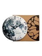 Часы настенные Luna, Луна, интерьерные, плавный ход, d=33.5 см - Фото 7