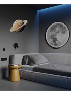 Часы настенные Saturn, планета Сатурн, интерьерные, плавный ход, d=45 см - Фото 2