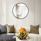 Зеркало интерьерное настенное круглое «Рубин», c окантовкой, d=50 см, цвет чёрный - Фото 1