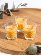 Ароматическая свеча в стакане, набор 3 шт., по 50 мл, 10 ч, 32 г, молоко-мёд - Фото 2