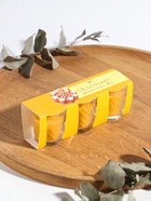 Ароматическая свеча в стакане, набор 3 шт., по 50 мл, 10 ч, 32 г, молоко-мёд - Фото 5