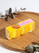 Ароматическая свеча в стакане, набор 3 шт., по 50 мл, 10 ч, 32 г, сочный манго - Фото 5