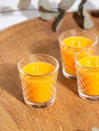 Ароматическая свеча в стакане, набор 3 шт., по 50 мл, 10 ч, 32 г, цитрус-грейпфрут - Фото 3