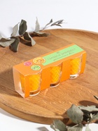 Ароматическая свеча в стакане, набор 3 шт., по 50 мл, 10 ч, 32 г, цитрус-грейпфрут - Фото 5