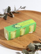 Ароматическая свеча в стакане, набор 3 шт., по 50 мл, 10 ч, 32 г, лайм-мята - Фото 5