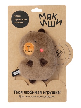 Мягкая игрушка «Капибара Барбара», 15 см