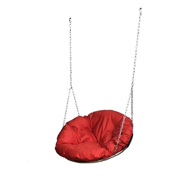 УЦЕНКА Качели «Пуф» красная подушка, стойка