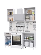 Кухонный гарнитур для маленькой кухни «Тренд», 1000 мм, цвет белый/бетон - Фото 3