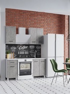 Кухонный гарнитур для маленькой кухни «Тренд», 1000 мм, цвет бетон - Фото 1