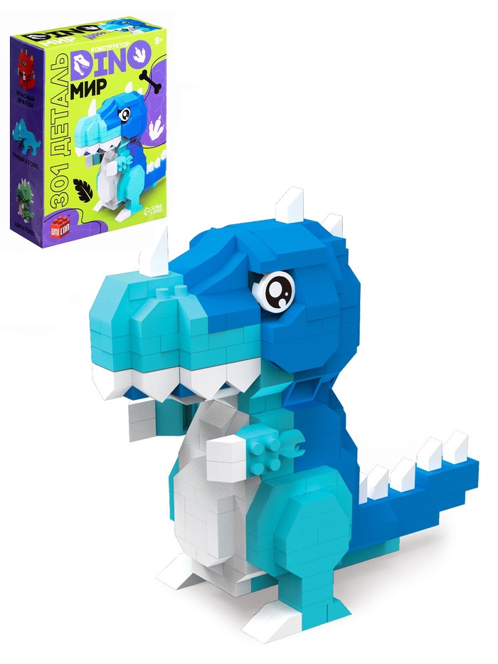 УЦЕНКА Конструктор UNICON «DinoМир», 301 деталь - Фото 1