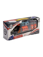 Уценка Гараж детский «Грузовик «Перевозчик», 2 металлические машинки и дорожные знаки, МИКС - Фото 7