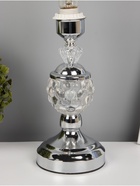 Основание настольной лампы "Азалия" 1х40Вт Е27 220В серебро RISALUX - фото 43077710