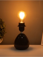 Основание настольной лампы "Инканто" 1х40Вт Е27 коричневый RISALUX - фото 43077719