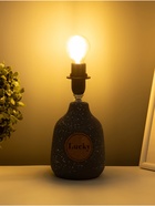 Основание настольной лампы Лаки E14 40Вт синий RISALUX - фото 43077776