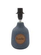 Основание настольной лампы Лаки E14 40Вт синий RISALUX - фото 43077779