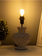 Основание настольной лампы "Хертц" E14 40Вт белый-розовый RISALUX - фото 43077847