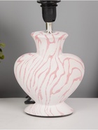 Основание настольной лампы "Хертц" E14 40Вт белый-розовый RISALUX - фото 43077848