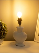 Основание настольной лампы "Хертц" E14 40Вт белый-серый RISALUX - фото 43077853