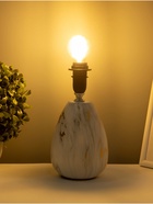 Основание настольной лампы "Хунерей" E14 40Вт белый RISALUX - фото 43077859