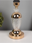 Основание настольной лампы с подсветкой "Сэбия" Е27 40Вт золото RISALUX - фото 43077880