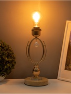 Основание настольной лампы "Алора" Е27 40Вт золото RISALUX - фото 43077884