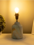 Основание настольной лампы "Жаклин" 1х40Вт Е14 бирюзовый RISALUX - фото 43077896