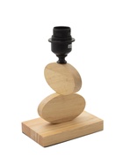 Основание настольной лампы "Клауд" 1х40Вт Е27 светлое дерево RISALUX - фото 43077904