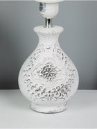 Основание настольной лампы "Дивея" Е27 40Вт белый RISALUX - фото 43077932