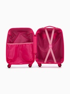 УЦЕНКА Чемодан детский на колёсах 29 л (S), на молнии, 4 колеса, розовый 10893636