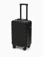 УЦЕНКА Чемодан на колёсах большой 100 л (L), на молнии, 4 колеса, кодовый замок, чёрный 10893637