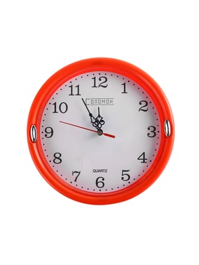 {{photo.Alt || photo.Description || 'УЦЕНКА Часы настенные интерьерные «Соломон», плавный ход, d=23 см, красные'}}