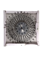 УЦЕНКА Часы настенные интерьерные «Пелинья», серия: Ажур, плавный ход, 60×60 см, d=22 см - Фото 1