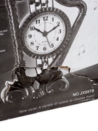 УЦЕНКА Часы - будильник настольные «Арфа», дискретный ход, циферблат 6.5 см, 19×14 см, АА - Фото 4