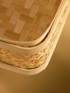 УЦЕНКА Корзинка с крышкой плетёная, из бамбука 25×25×25 см 10893679