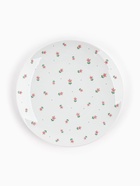 Тарелка плоская керамическая «Цветы», d=20 см - Фото 2