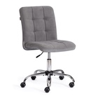 Кресло для оператора FIESTA, без подлокотников, на колёсиках, флок, цвет серый - фото 119642197