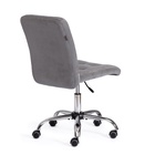 Кресло для оператора FIESTA, без подлокотников, на колёсиках, флок, цвет серый - фото 119642199